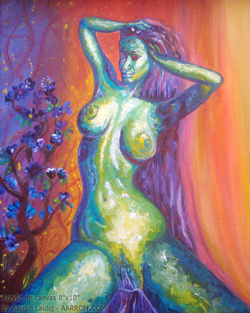 Not Titled Mythological Inspired Erotic Art Painting