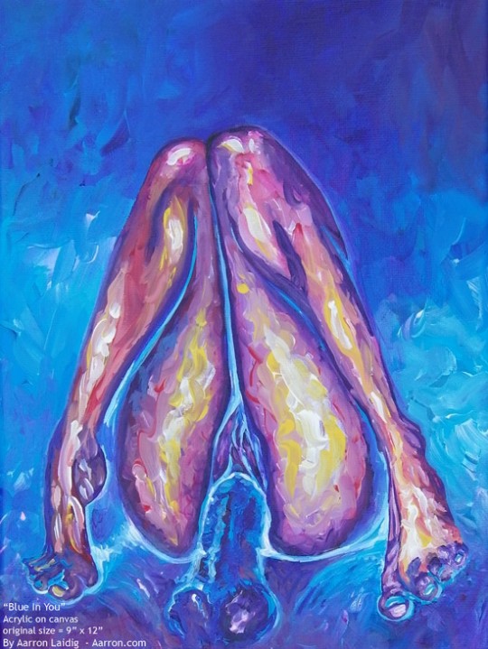 Blue In You Erotic Painting