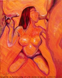 Tangerine Erotic Painting