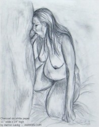 Erotic Charcoal Sketch