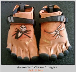 Jack and Zero custom Vibrams 5 fingers