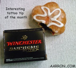 Bullets and Donuts tattoo tip