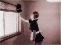 Untitled French maid themed photo manipulation